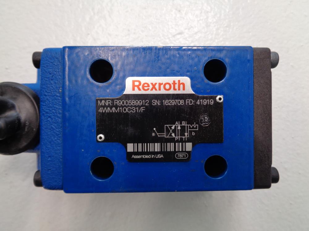 Rexroth Hydraulic Directional Control Valve R900589912, 4WMM10C31/F